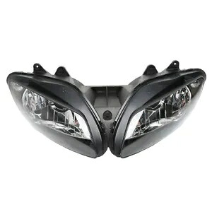ブラックフロントヘッドライトヘッドランプアセンブリヤマハ YZF-R1 YZF R1 2002 2003 に適合 Black Front Headlight Headlamp Assembly Fit For Yamaha YZF-R1 YZF R1 2002 2003 【並行輸入品】