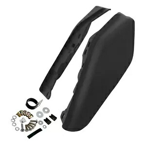 マットブラックミッドフレームエアディフレクターハーレーストリートグライドロードキング17-23に適合 Matte Black Mid-Frame Air Deflectors Fit For Harley Street Glide Road King 17-23 【並行輸入品】