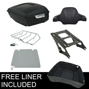 マットキングトランクバックレストマウントプレートハーレーツアーパックロードグライド14-23に適合 Matte King Trunk Backrest Mount Plate Fit For Harley Tour Pak Road Glide 14-23 【並行輸入品】