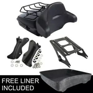 みじん切りトランクパッドマウントラックドッキングフィットハーレーエレクトラストリートグライド 14-23 Chopped Trunk Pad Mount Rack Docking Fit For Harley Electra Street Glide 14-23 【並行輸入品】