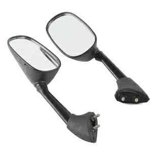 ブラック左右サイドバックミラーヤマハ YZF R1 YZF-R1 2000 2001 に適合 Black Left & Right Side Rear View Mirrors Fit For YAMAHA YZF R1 YZF-R1 2000 2001 【並行輸入品】