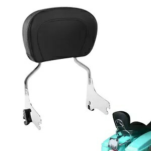 クローム乗客バックレストシーシーバーフィットハーレーロードキングエレクトラグライド 97-08 Chrome Passenger Backrest Sissy Bar Fit For Harley Road King Electra Glide 97-08 【並行輸入品】