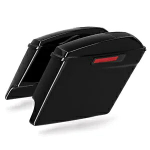 5インチ ストレッチサドルバッグ 6x9インチ スピーカー蓋カットアウト ハーレーロードキング 93-13用 5'' Stretched Saddlebag 6x9'' Speaker Lids Cutout Fit For Harley Road King 93-13 【並行輸入品】