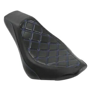ブラック運転席ハーレーソフテイルスリムストリートボブ2018-2023 2019デラックスに適合 Black Driver Seat Fit For Harley Softail Slim Street Bob 2018-2023 2019 Deluxe 【並行輸入品】