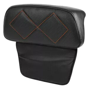 ブラック後部乗客バックレストハーレーツーリングストリートロードグライド14-23 20に適合 Black Rear Passenger Backrest Fit For Harley Touring Street Road Glide 14-23 20 【並行輸入品】