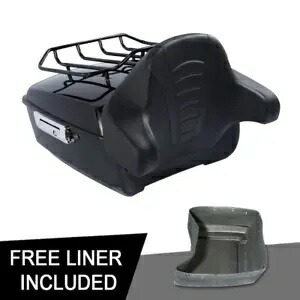 キング トランク トップ ラック ラップアラウンド バックレスト ハーレー ツアー パック ロード キング 09-13 に適合 King Trunk Top Rack Wrap Around Backrest Fit For Harley Tour Pak Road King 09-13 【並行輸入品】