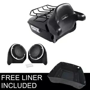キング トランク ラゲッジ ラック スピーカー ハーレー ツアーパック ロード グライド キング 14-23 に適合 King Trunk Luggage Rack Speakers Fit For Harley Tour-Pak Road Glide King 14-23 【並行輸入品】