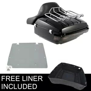 キング トランク ブレーキ テール ライト プレート付き ハーレー ツアー パック ストリート グライド 14-23 に適合 King Trunk W/ Brake Tail Light Plate Fit For Harley Tour Pak Street Glide 14-23 【並行輸入品】