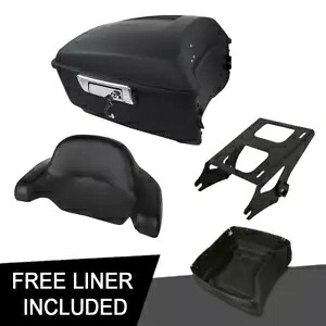マットキングパック トランクバックレストマウントラック ハーレーツーリングロードキング 14-23用 Matte King Pack Trunk Backrest Mount Rack Fit For Harley Touring Road King 14-23 【並行輸入品】