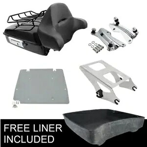チョップドパック トランクパッドラック ドッキング プレート付き ハーレーストリートグライド 14-23用 Chopped Pack Trunk Pad Rack Docking W/ Plate Fit For Harley Street Glide 14-23 【並行輸入品】