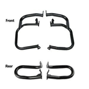 フロント&リアブラックエンジンガードクラッシュバーホンダゴールドウィングGL1800 01-17に適合 Front & Rear Black Engine Guard Crash Bar Fit For Honda Goldwing GL1800 01-17 【並行輸入品】