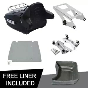 13.7インチ キングパック トランクラック バックレストプレート ハーレーストリートグライド 14-23 16用 13.7\