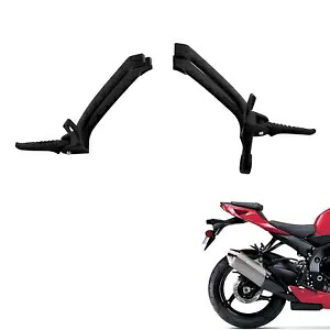 後部乗客フットペグフットレストスズキ GSXR 600 750 08-10 09 サンドブラック Rear Passenger FootPegs Footrest Fit For Suzuki GSXR 600 750 08-10 09 Sand Black 【並行輸入品】