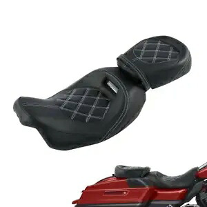 運転席助手席ハーレーツーリングストリートエレクトラグライド2009-2023 USに適合 Driver Passenger Seat Fit For Harley Touring Street Electra Glide 2009-2023 US 【並行輸入品】