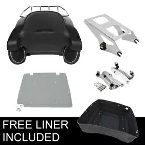キング トランク パッド スピーカー ラック ドッキング プレート ハーレー CVO ロード グライド 14-23 に適合 King Trunk Pad Speakers Rack Docking Plate Fit For Harley CVO Road Glide 14-23 【並行輸入品】