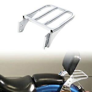 クローム シーシーバー バックレスト 荷物ラック ハーレー ソフテイル XL 883 1200 FLST用 Chrome Sissy Bar Backrest Luggage Rack Fit For Harley Softail XL 883 1200 FLST 【並行輸入品】