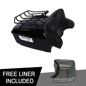 キングパック トランク バックレスト ブラック 荷物ラック ハーレー ストリート グライド 09-13 11 に適合 King Pack Trunk Backrest Black Luggage Rack Fit For Harley Street Glide 09-13 11 【並行輸入品】 65,945円