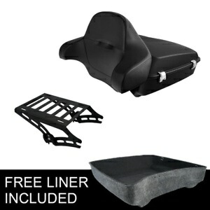 マットチョップドトランクパッドマウントラックハーレーツアーパックエレクトラグライド14-23用 Matte Chopped Trunk Pad Mount Rack Fit For Harley Tour-Pak Electra Glide 14-23 【並行輸入品】