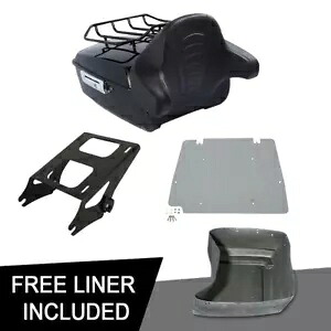 キング トランク パッド ラック プレート ハーレー ツーリング ロードキング ウルトラ クラシック 14-23 に適合 King Trunk Pad Rack Plate Fit For Harley Touring Road King Ultra Classic 14-23 【並行輸入品】