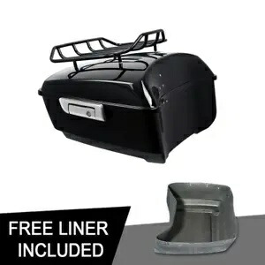 13.7インチ キングパック トランクトップ 荷物ラック ハーレーツアーパック ロードキング 14-23に適合 13.7\