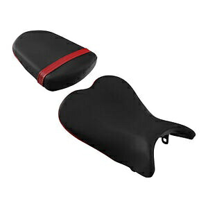 黒 + 赤ライダー & 助手席スズキ GSXR600 GSXR750 600 750 06-07 に適合 Black+Red Rider & Passenger Seat Fit For Suzuki GSXR600 GSXR750 600 750 06-07 【並行輸入品】