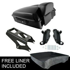 チョップドパック トランクマウントラック ドッキングフィット ハーレーツアーパックツーリング 2009-2013 Chopped Pack Trunk Mount Rack Docking Fit For Harley Tour Pak Touring 2009-2013 【並行輸入品】