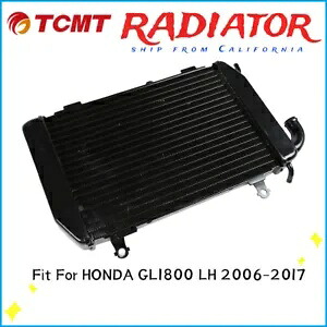 ラジエータークーラー冷却ホンダゴールドウィング GL1800 LH F6B 06-17 交換用 Radiator Cooler Cooling Fit For Honda Goldwing GL1800 LH F6B 06-17 Replacement 【並行輸入品】