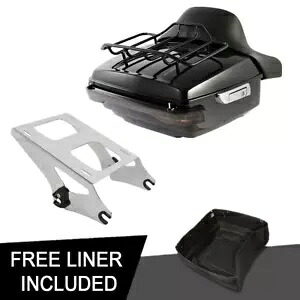 キングトランクバックレストマウントテールライトハーレーツアーパックエレクトラグライド 14-23 に適合 King Trunk Backrest Mount Tail Light Fit For Harley Tour Pak Electra Glide 14-23 【並行輸入品】