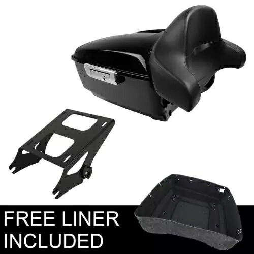 キングパック トランク バックレスト ラック ハーレー ロード グライド ウルトラ リミテッド 14-23 19 に適合 King Pack Trunk Backrest Rack Fit For Harley Road Glide Ultra Limited 14-23 19 【並行輸入品】