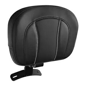 ホワイトステッチフロントドライバーバックレストパッドハーレーエレクトラロードグライド 14-23 に適合 White Stitches Front Driver Backrest Pad Fit For Harley Electra Road Glide 14-23 【並行輸入品】