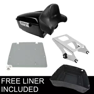 キングトランクバックレストマウントラックベースプレートハーレーロードグライドキング 14-23 に適合 King Trunk Backrest Mount Rack Base Plate Fit For Harley Road Glide King 14-23 【並行輸入品】