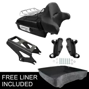 チョップドパック トランクパッドラック ドッキングフィット ハーレーツアーパック ストリートグライド 09-13用 Chopped Pack Trunk Pad Rack Docking Fit For Harley Tour Pak Street Glide 09-13 【並行輸入品】