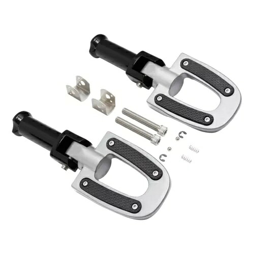 パッセンジャーフットペグブラケット ハーレーソフテイルヘリテージクラシックローライダー18+に適合 Passenger Footpegs Bracket Fit For Harley Softail Heritage Classic Low Rider 18+ 【並行輸入品】