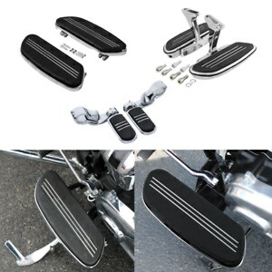 ライダー乗客フットボード高速道路フットペグハーレーロードグライド 1993-2023 に適合 Rider Passenger Footboard Highway Footpegs Fit For Harley Road Glide 1993-2023 【並行輸入品】