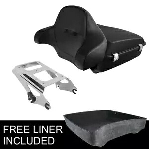 チョップドパック トランク バックレスト ラック ハーレー ストリート エレクトラグライド 09-13 12 13 に適合 Chopped Pack Trunk Backrest Rack Fit For Harley Street Electra Glide 09-13 12 13 【並行輸入品】