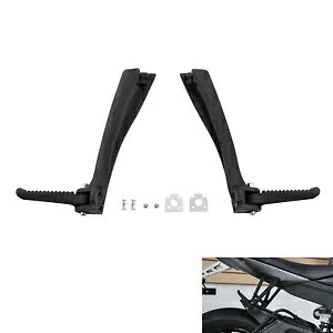 アルミ後部乗客フットペグブラケットヤマハ YZF-R6 06-16 サンドブラックに適合 Aluminum Rear Passenger Foot Pegs Bracket Fit For Yamaha YZF-R6 06-16 Sand Black 【並行輸入品】