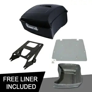 キングパック トランクラック ベースプレート付き ハーレーツアーパック ストリートグライド 14-23 20に適合 King Pack Trunk Rack W/ Base Plate Fit For Harley Tour Pak Street Glide 14-23 20 【並行輸入品】