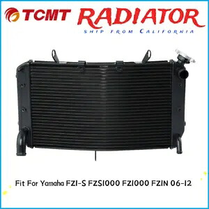 ラジエータークーラー冷却ヤマハ FAZER 1000 FZ1-S FZS FZ1000 FZ1N 06-12 11 Radiator Cooler Cooling Fit For Yamaha FAZER 1000 FZ1-S FZS FZ1000 FZ1N 06-12 11 【並行輸入品】