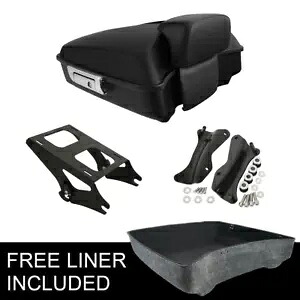 トランク背もたれマウントラックドッキングフィットハーレーツアーパックストリートグライド 14-23 17 Trunk Backrest Mount Rack Docking Fit For Harley Tour Pak Street Glide 14-23 17 【並行輸入品】