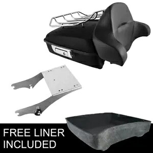 チョップドパック バックレスト 荷物マウント ハーレー エレクトラ ロード グライド 97-08 07 に適合 Chopped Pack Backrest Luggage Mount Fit For Harley Electra Road Glide 97-08 07 【並行輸入品】
