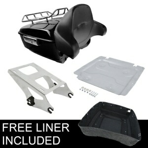 キングトランクバックレストラック 2 アップラックプレートハーレーツーリングロードグライド 14-23 に適合 King Trunk Backrest Rack 2-up Rack Plate Fit For Harley Touring Road Glide 14-23 【並行輸入品】 76,230円