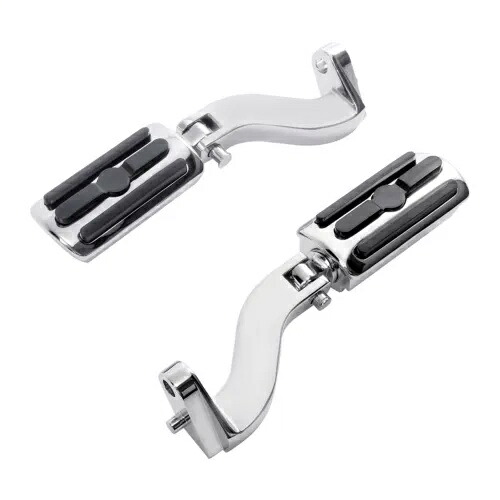 クローム フットペグ フットレスト ブラケット マウント ハーレー エレクトラ ストリート グライド 93-23 に適合 Chrome Footpegs Footrest Bracket Mount Fit For Harley Electra Street Glide 93-23 【並行輸入品】