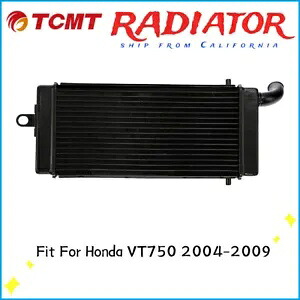 ブラックアルミラジエータークーラー冷却ホンダ VT750 2004-2009 2005 2006 Black Aluminum Radiator Cooler Cooling Fit For Honda VT750 2004-2009 2005 2006 【並行輸入品】
