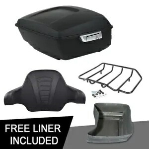 マットキングパック トランク背もたれパッド トップラック ハーレーロードグライド 14-24 19用 Matte King Pack Trunk Backrest Pad Top Rack Fit For Harley Road Glide 14-24 19 【並行輸入品】