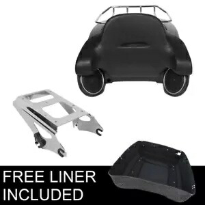 パック トランク パッド スピーカー & ラック ハーレー ツアー パック ストリート ロード グライド 09-13 に適合 Pack Trunk Pad Speakers & Rack Fit For Harley Tour Pak Street Road Glide 09-13 【並行輸入品】