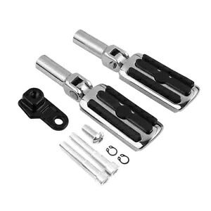 クローム後部乗客フットペグフットレストハーレーソフテイル FLSTSB 08-11 10 に適合 Chrome Rear Passenger Foot Pegs Footrests Fit For Harley Softail FLSTSB 08-11 10 【並行輸入品】
