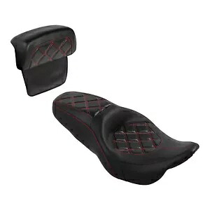 運転席助手席リアパッドハーレーツーリングロードキングロードグライド14-23に適合 Driver Passenger Seat Rear Pad Fit For Harley Touring Road King Road Glide 14-23 【並行輸入品】 74,415円