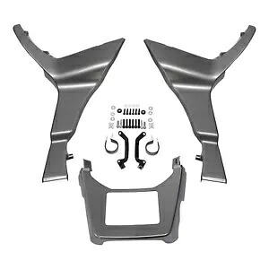 フェアリングスポイラーカバー ハーレーロードグライド FLTRX 17-24 19 ビレットシルバーに適合 Fairing Spoilers Cover Fit For Harley Road Glide FLTRX 17-24 19 Billet Silver 【並行輸入品】