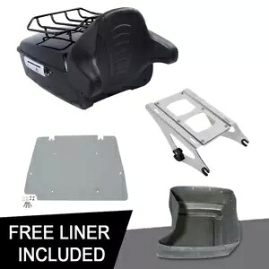 キングパック トランク バックレスト ラック プレート ハーレー エレクトラ ロード グライド 14-23 19 に適合 King Pack Trunk Backrest Rack Plate Fit For Harley Electra Road Glide 14-23 19 【並行輸入品】