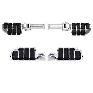 運転席&助手席フットペグ ブラケットマウント付き ハーレースタンダードFXST 18-23に適合 Driver & Passenger Footpegs W/ Bracket Mount Fit For Harley Standard FXST 18-23 【並行輸入品】